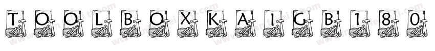 toolboxKaiGB18030 Regular字体转换